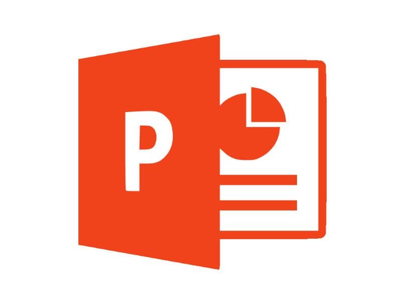 Logotipo Power Point fondo blanco